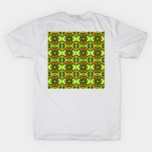 Canna flower pattern resembling the beak of a bird T-Shirt